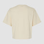 Boxy T-Shirt – Cream (Soft Pink & Neon Pink SYKE Print)