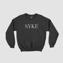 SYKE Black Crew Neck