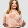 SYKE SB Fleece Cropped Hoodie