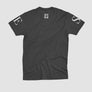 SYKE SLEEVES V NECK BLACKTSHIRT