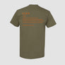 Military Green Orange SYKE Classic TShirt