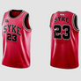 SYKE Stitched Numbers Basketball Jersey