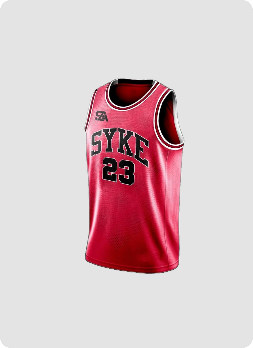 Michael Jordan 23 Basketball Red Jersey For Men | Syke Brand – SYKE