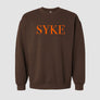 Classic Chocolate Orange Crew Neck SYKE Long Sleeve