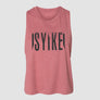 Racerback Crop Tank – Heather Mauve