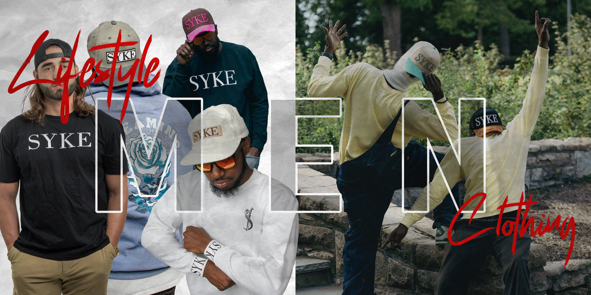 Syke Rice Men's clothing, hats, and accessories | SYKE Brand Collection