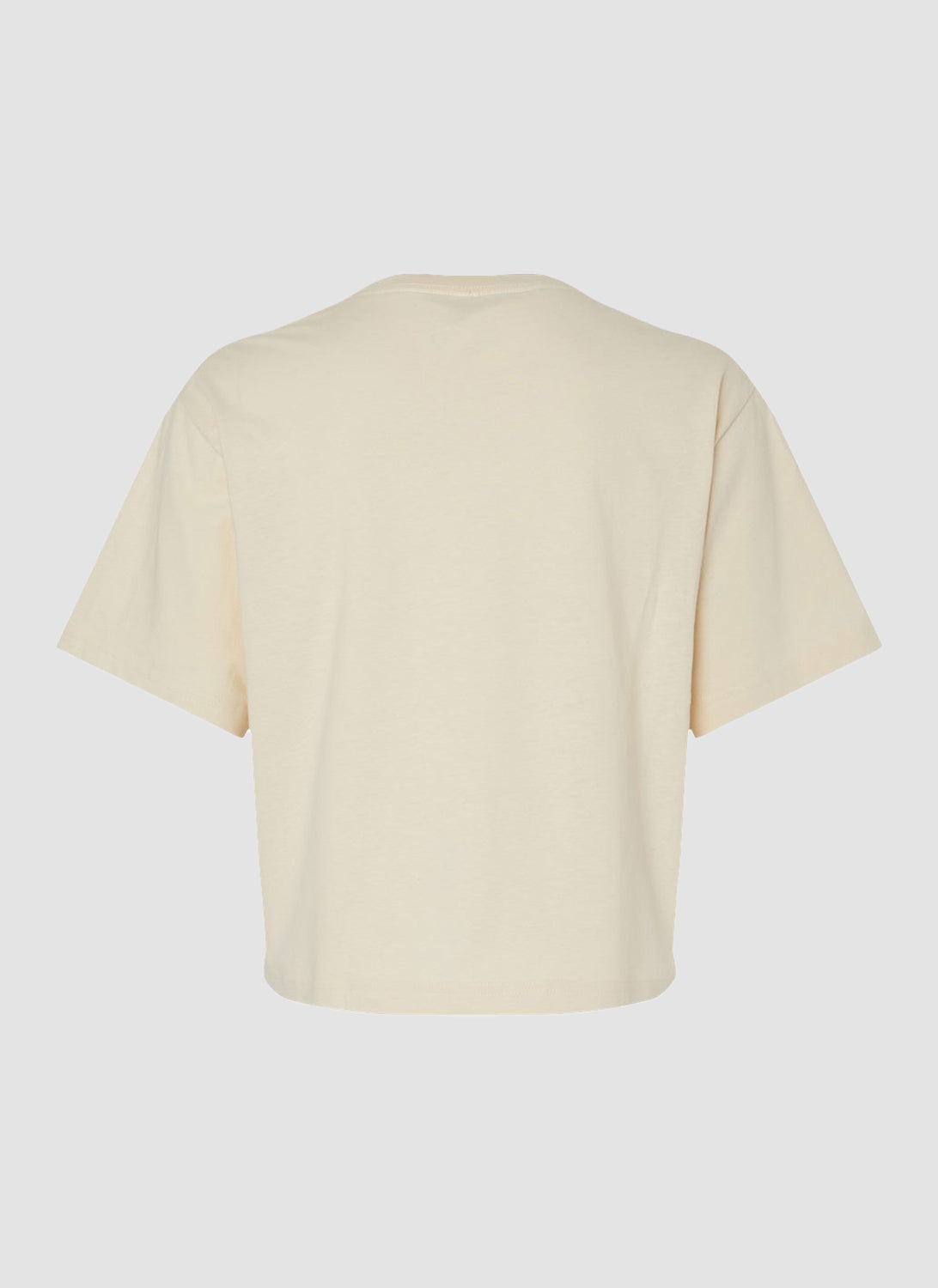 Cream Boxy T-Shirt w/ Yellow & Neon Pink SYKE