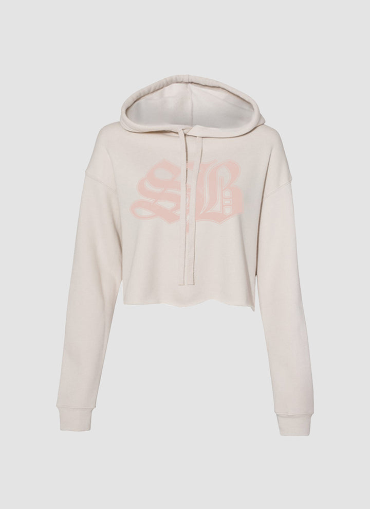 Cropped Hoodie – Heather Dust