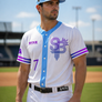 SYKE X WORLD CUP Baseball Jersey - Midnight Carousel Edition