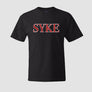 Black Red SYKE Classic Tee