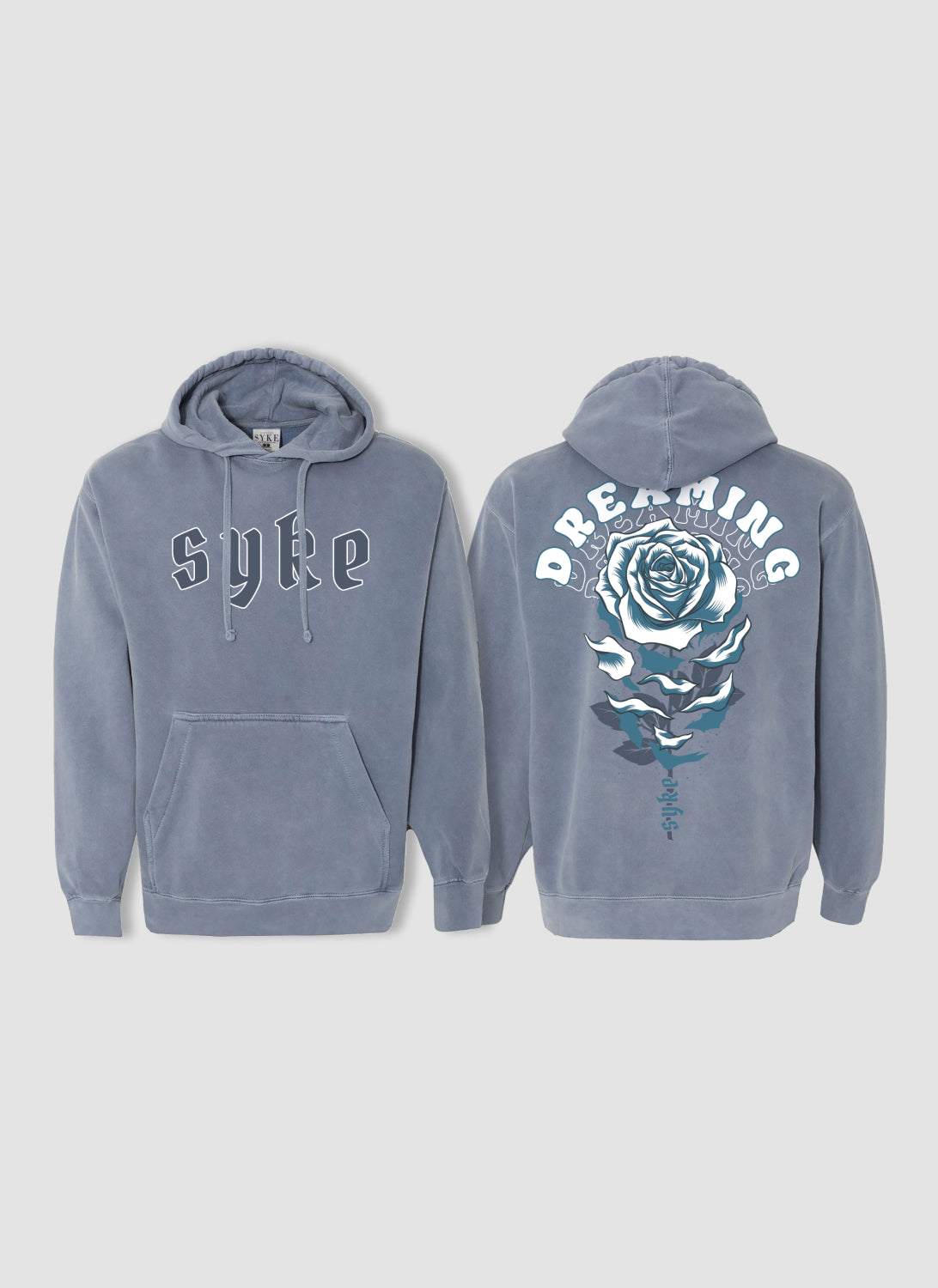 BLUE ROSE HOODIE