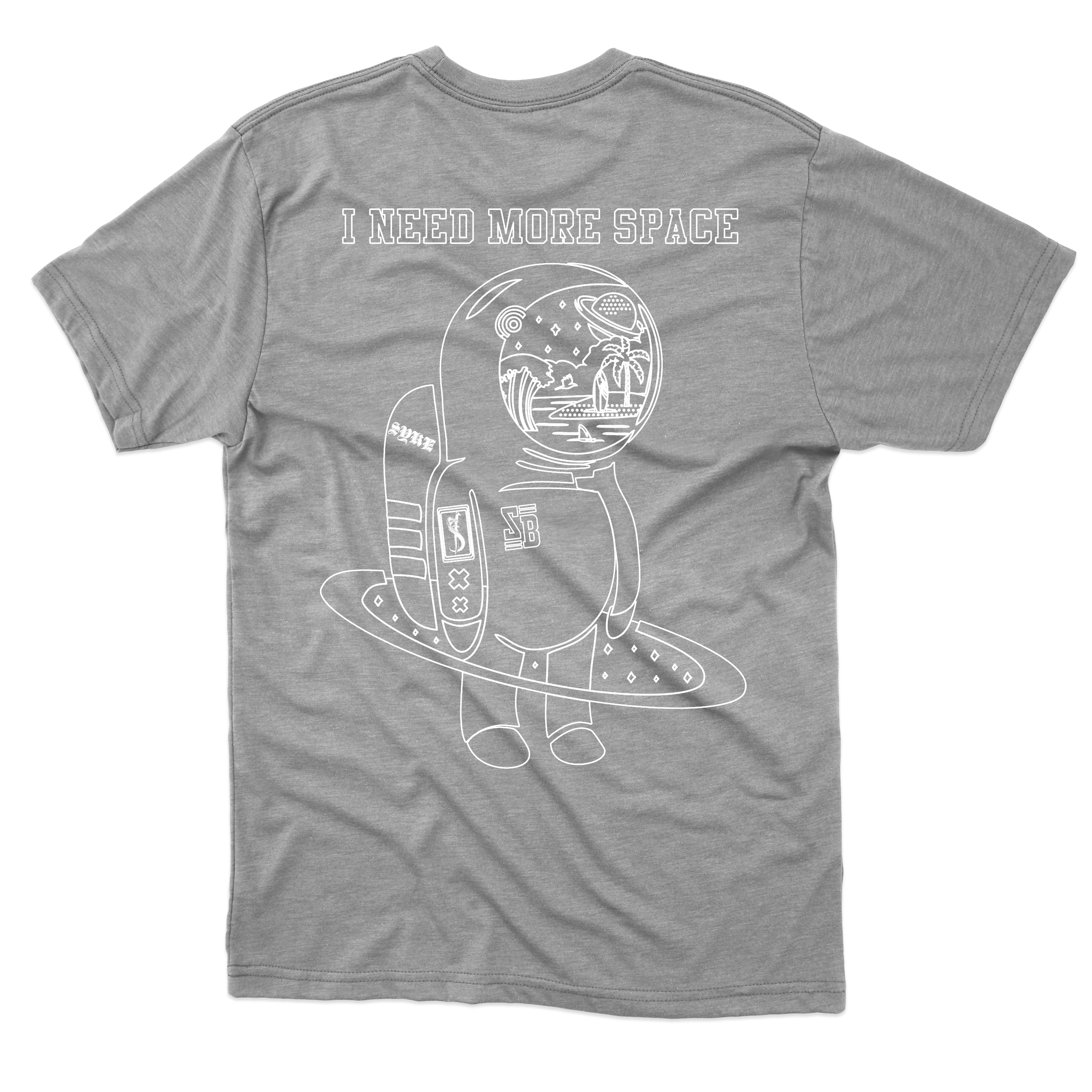 SYKE Space Youth T-shirt - Gray