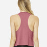 Racerback Crop Tank – Heather Mauve