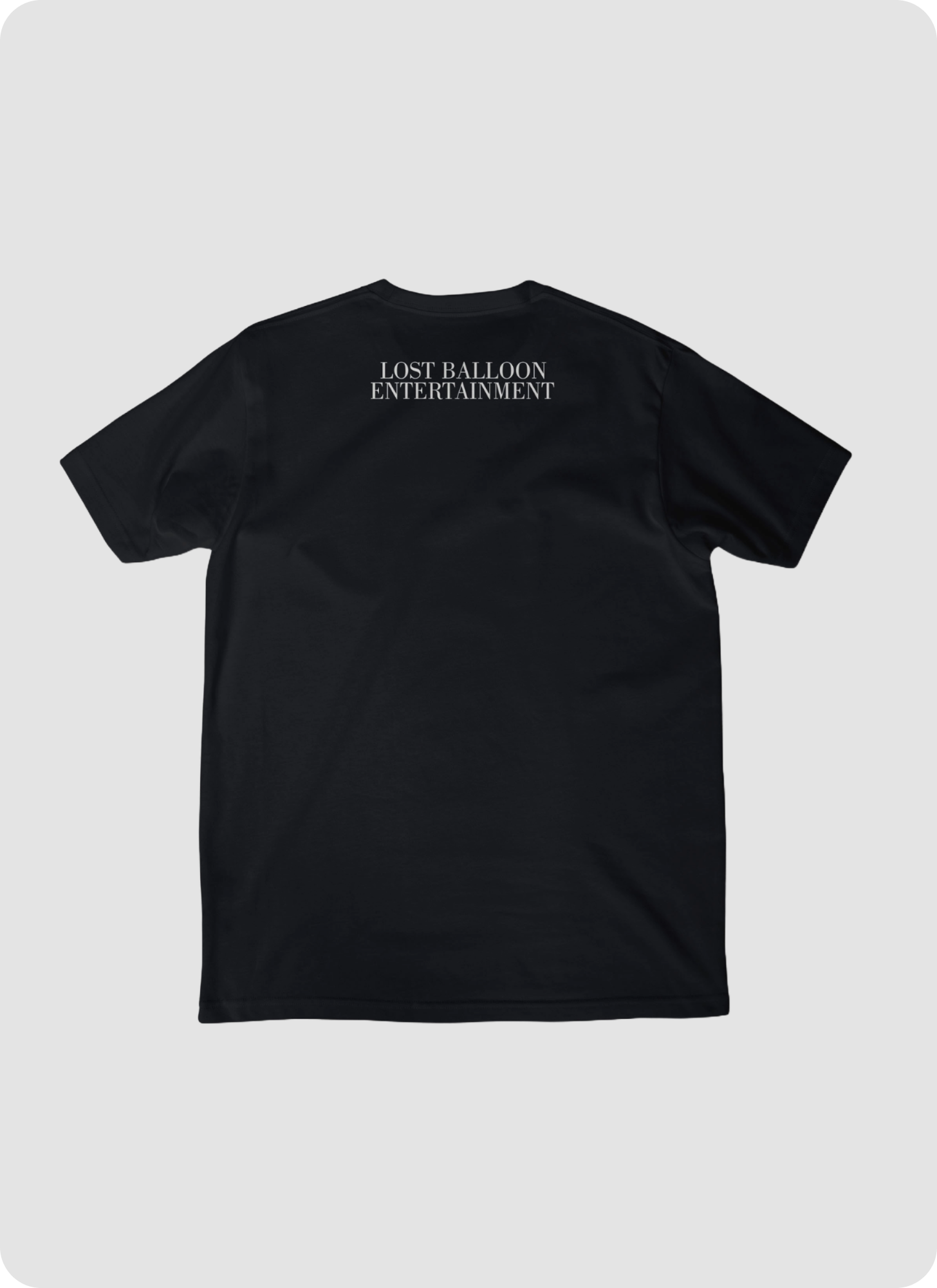 LOST BALLOON BLACK T-SHIRT