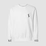 SYKE White Crew Neck Long Sleeve