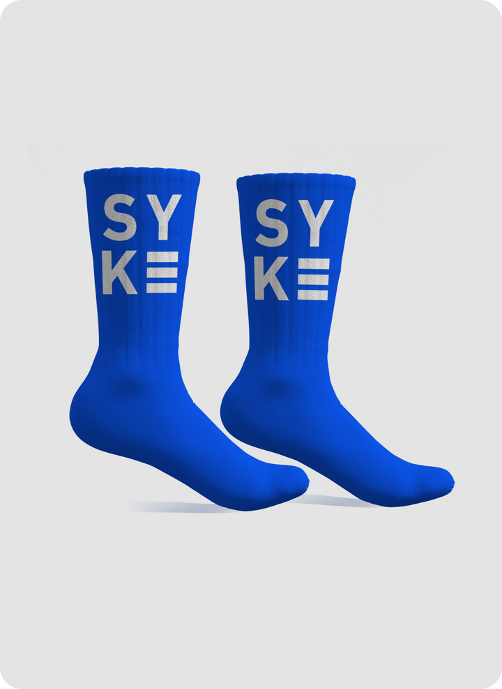 BLOCK BLUE Dri-Fit SYKE Socks