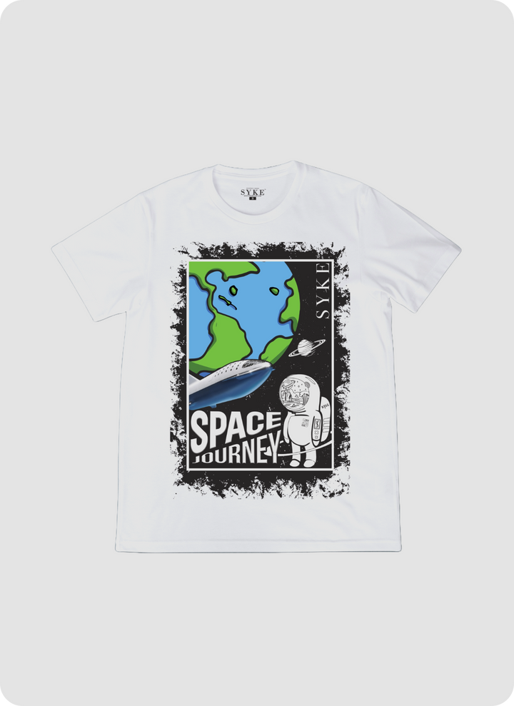 SYKE SPACE JOURNEY T-Shirt - White