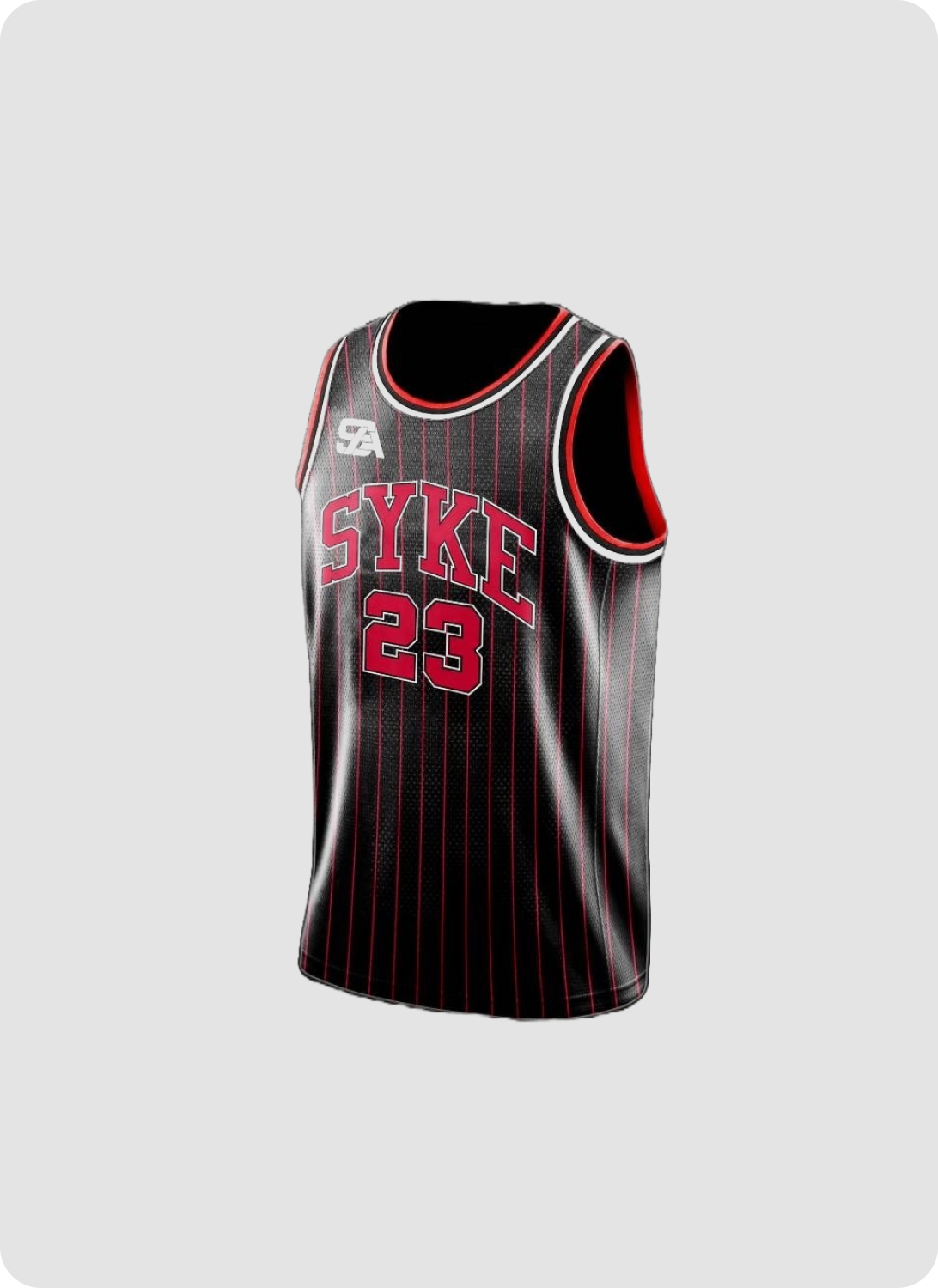 SYKE Basketball Jersey (Black)