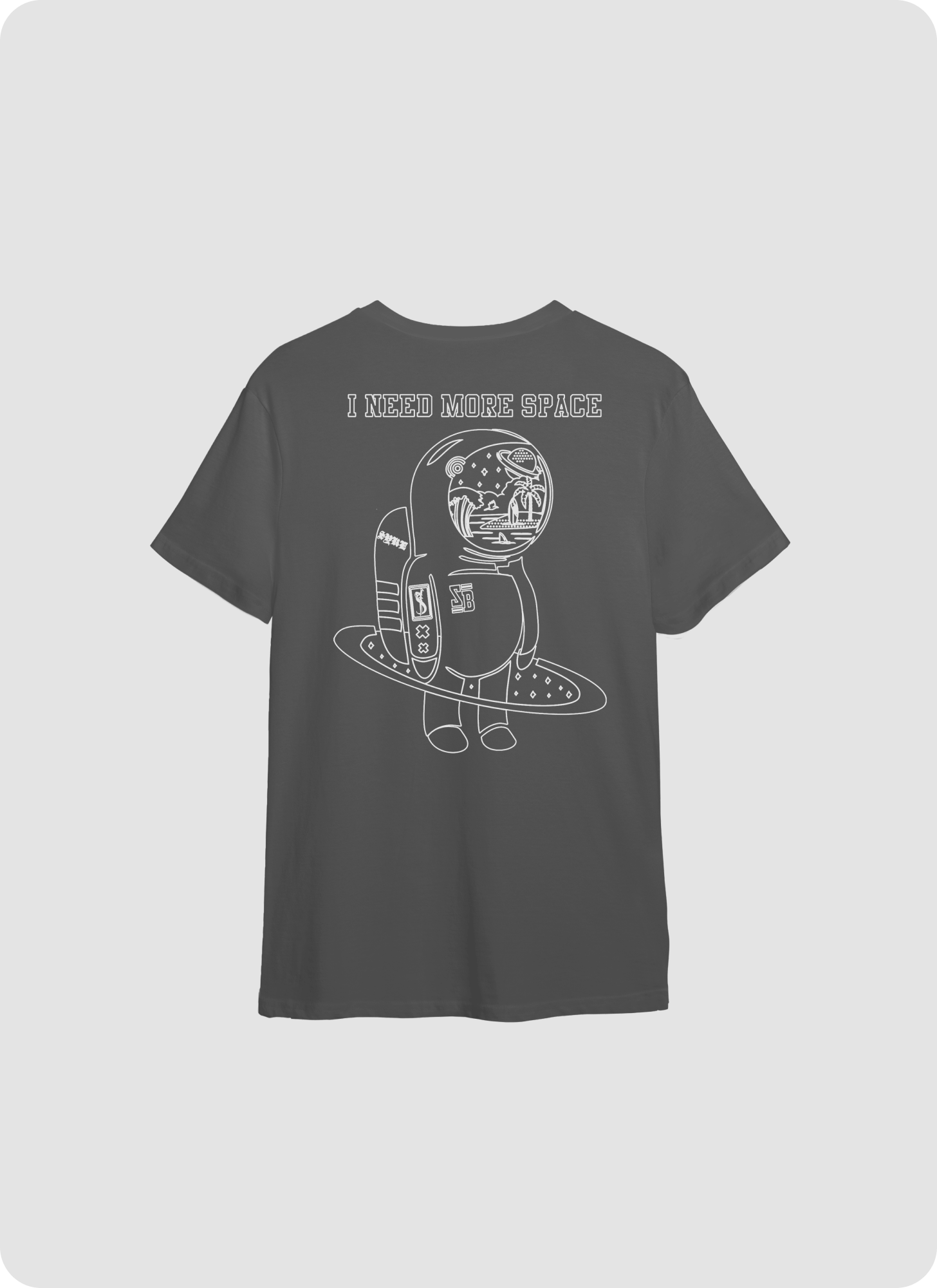 SYKE Space Youth T-shirt - Gray