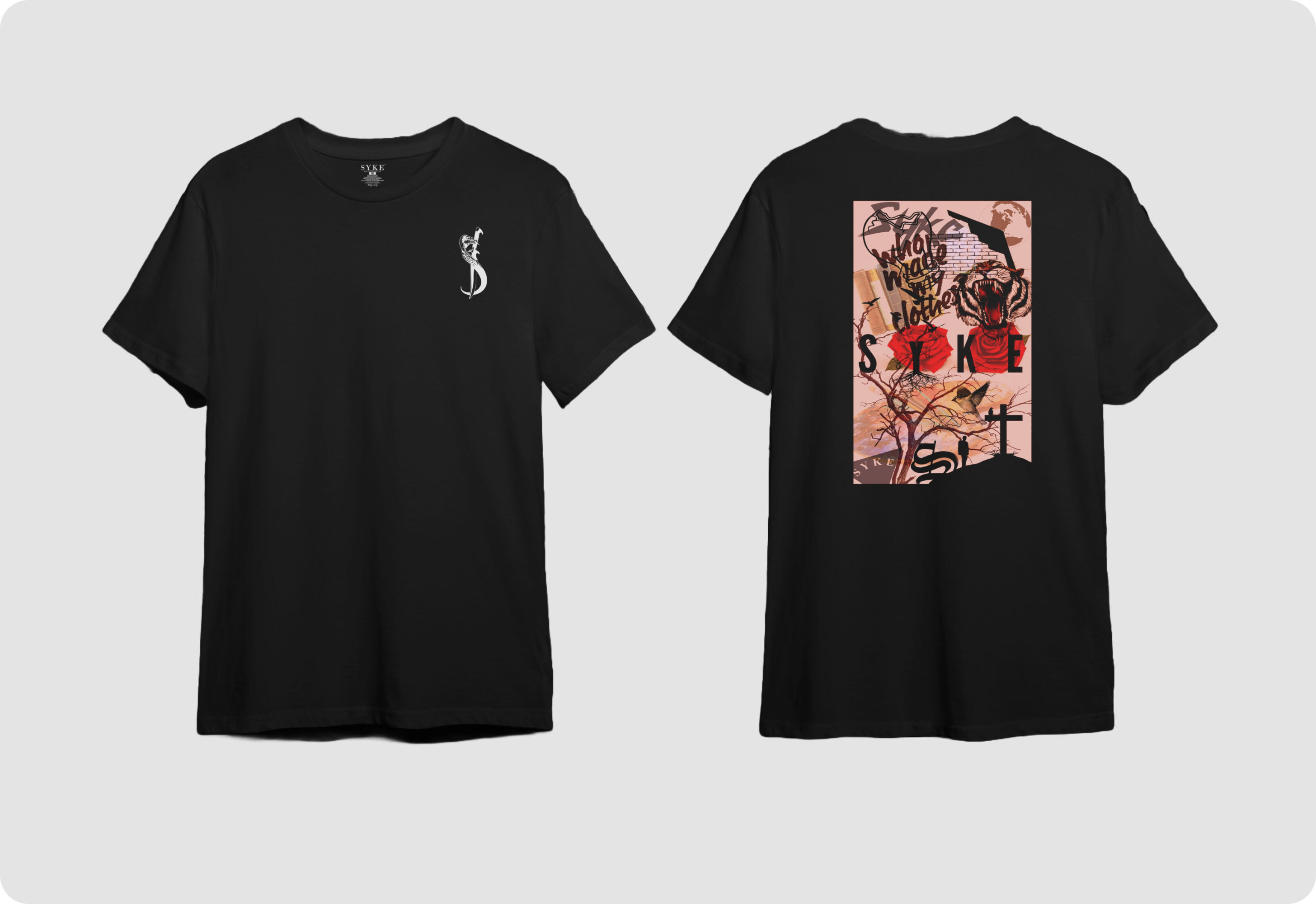 SYKE Journey Tee - Black