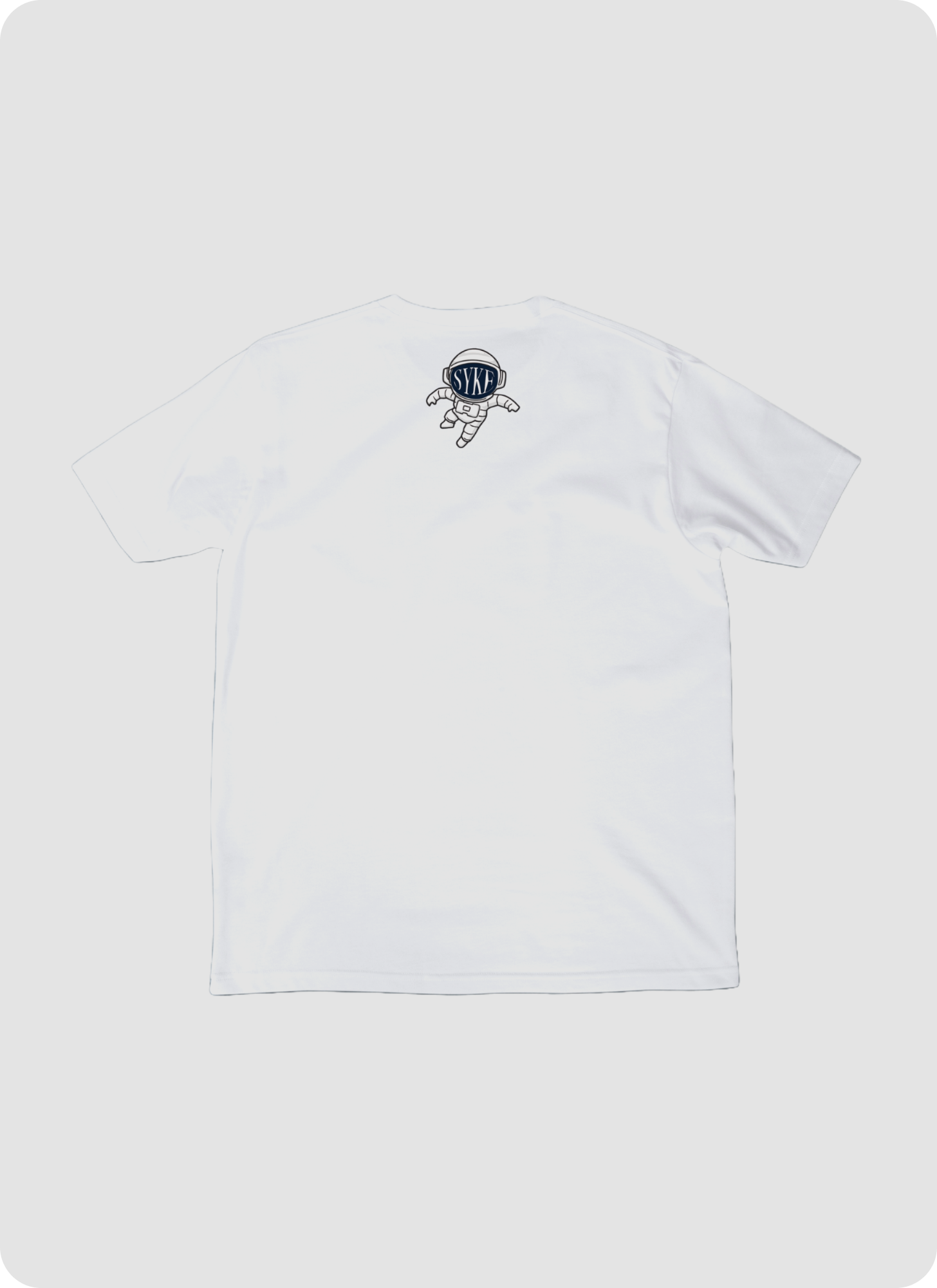 SYKE SPACE JOURNEY Youth White T-Shirt