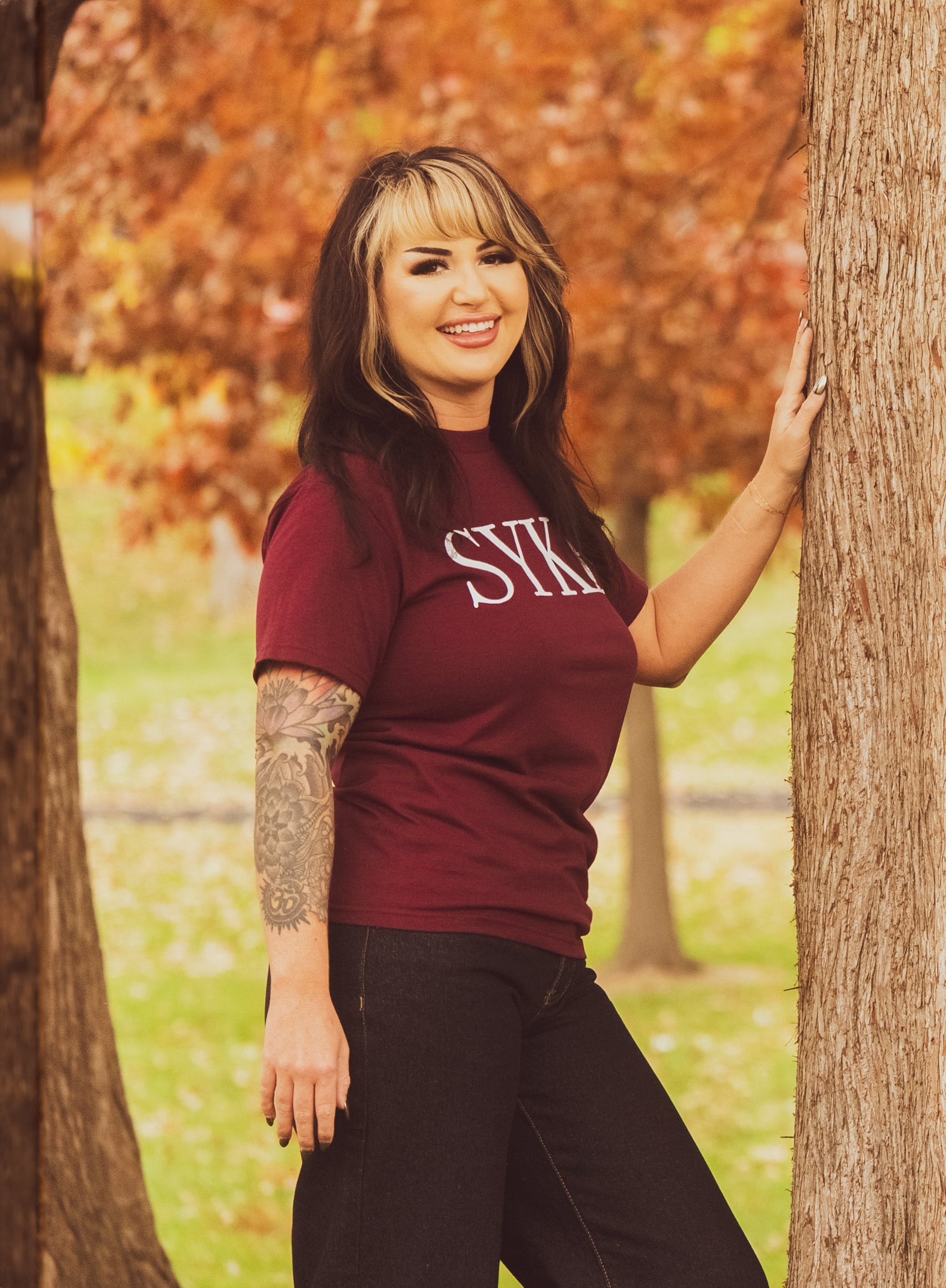 Wine Red SYKE Classic TShirt