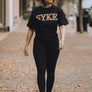 Black Red SYKE Classic Tee