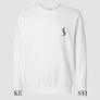 SYKE White Crew Neck Long Sleeve