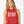 Heather Red Racerback Crop Tank