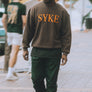 Classic Chocolate Orange Crew Neck SYKE Long Sleeve